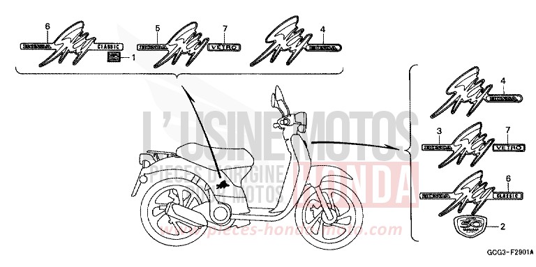 MARKE (2) von CB1300 Super Bold'or ABS MARUEMU BLUE (PB285) von 1999